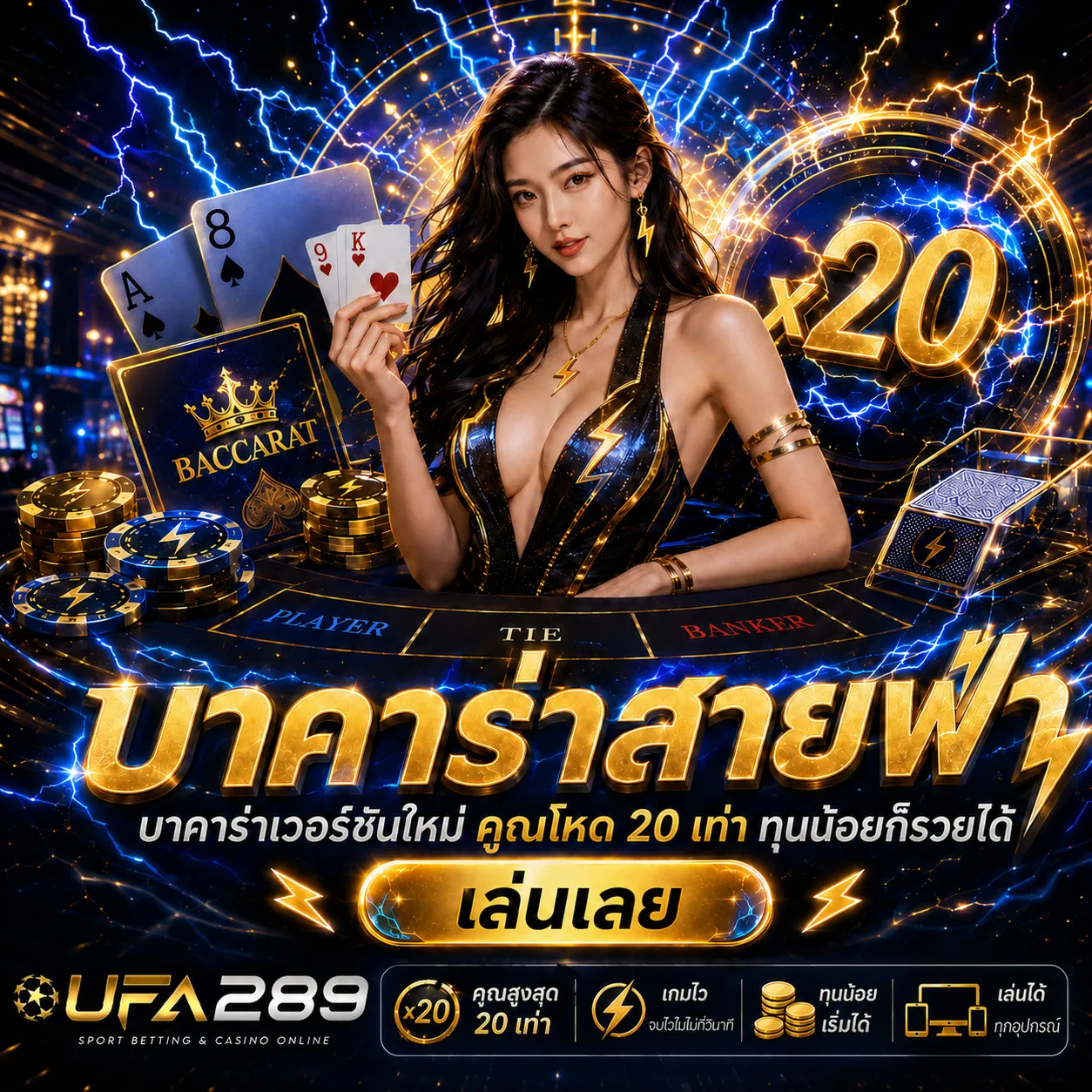 บาคาร่าสายฟ้า UFA289
